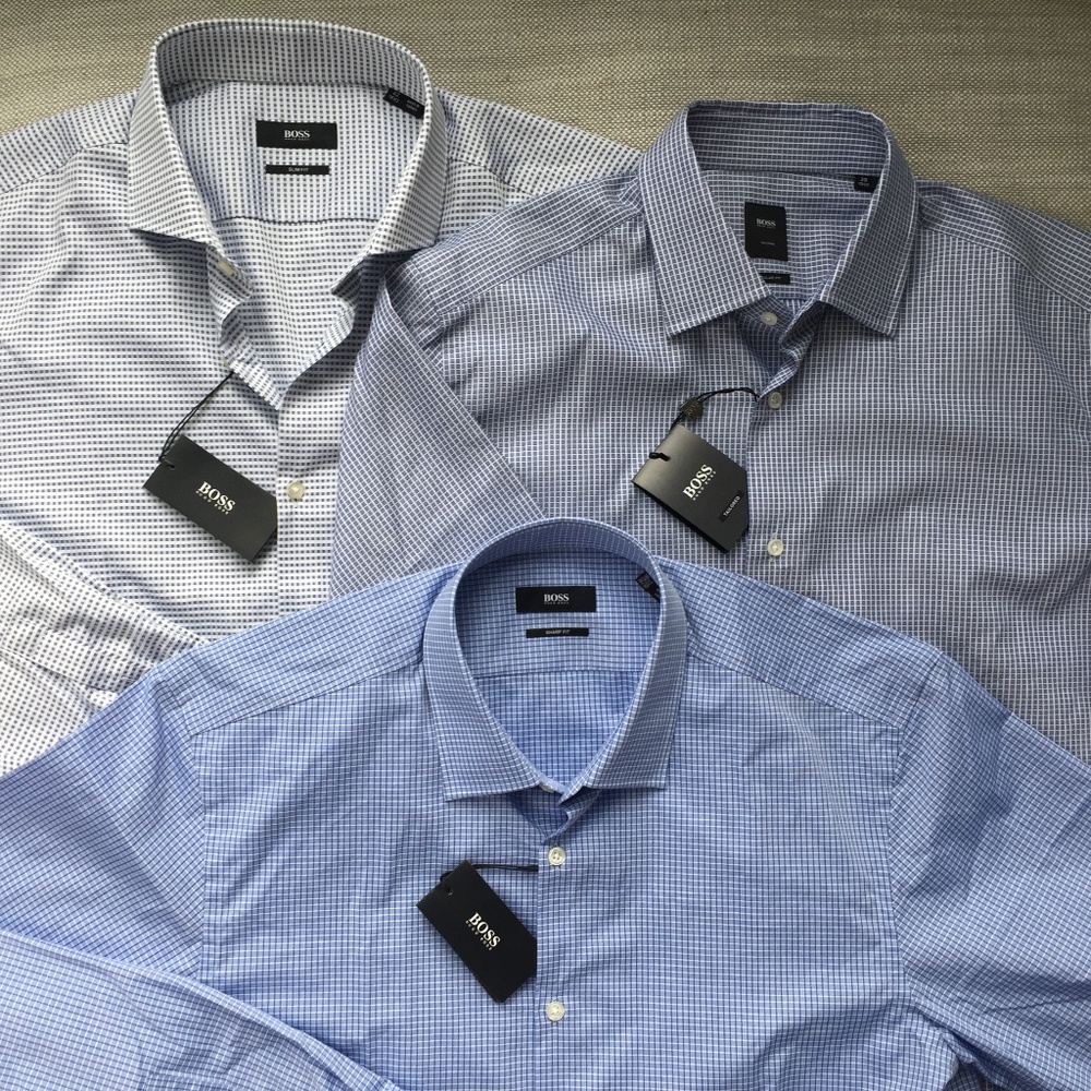 Jason Style Hugo Boss Men's Dress Shirt Size 16.5